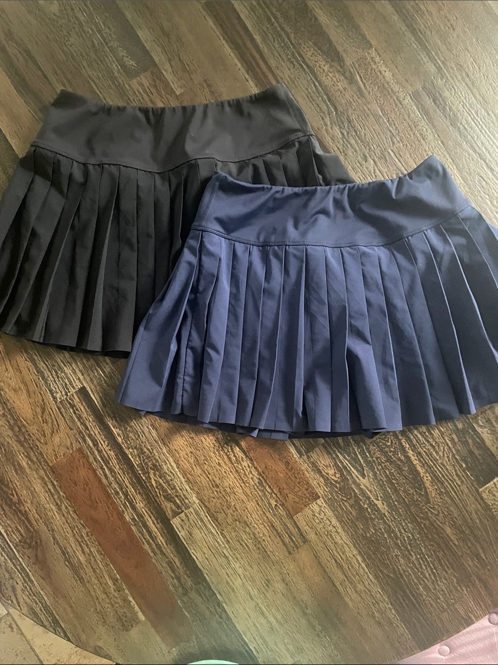 Navy Blue and Black Skorts